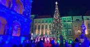 Magiczny wieczór w Poznaniu. Choinka na Starym Rynku rozbłysła tysiącami świateł