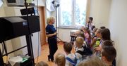 Dzieci z wizytą w ostrowieckiej komendzie policji