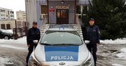 Policjanci uratowali starszą kobietę