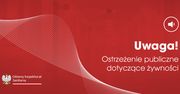 Ostrzeżenie publiczne dotyczące żywności: obecność soi w lodach