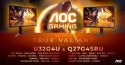 AGON by AOC prezentuje dwa nowe monitory z serii AOC GAMING – Q27G4SRU oraz U32G4U