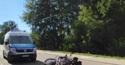 Zdarzenie drogowe z udziałem motocykla!