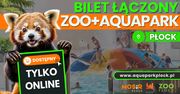 Bilet łączony ZOO + Aquapark Płock!