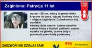 Odnaleziono zaginioną 11-letnią Patrycję.
