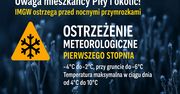 Uwaga mieszkańcy Piły i okolic! IMGW ostrzega przed nocnymi przymrozkami