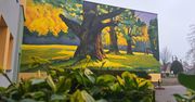 Nowy mural w Rogalinku: Hołd dla przyrody i dziedzictwa lokalnego