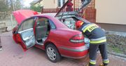 Pożar samochodu osobowego w Bodzechowie