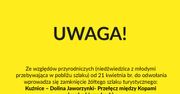 Żółty szlak turystyczny z Kuźnic do Doliny Gąsienicowej zostaje zamknięty