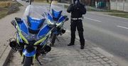 Ostrowiecka drogówka na motocyklach