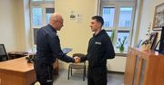 Szef ostrowieckich policjantów podziękował za wzorową postawę obywatelską