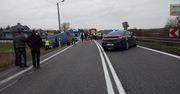 Wypadek na drodze krajowej K9 w miejscowości Rudka