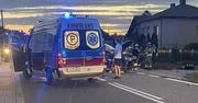 Groźny wypadek w miejscowości Okół. Dwie osoby zostały ranne
