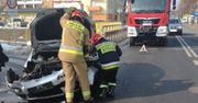 Kolizja drogowa na ulicy Sandomierskiej