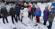 Przedszkolaki korzystały z uroków zimy