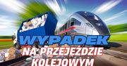 Wypadek na przejeździe kolejowym w Szydłowie