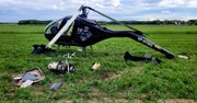 Awaryjne lądowanie prywatnego helikoptera w miejscowości Stopin