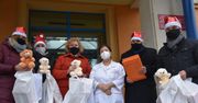 Święty Mikołaj u najmłodszych pacjentów szpitala