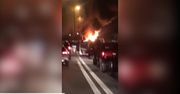 Cysterna stanęła w płomieniach. Spłonęło kilkadziesiąt tysięcy litrów paliwa.