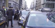 Protest europejskich taksówkarzy przeciwko Uberowi. Zablokowali ulice Brukseli