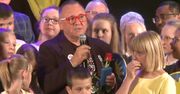 Jerzy Owsiak wypił sok z cytryny i został kawalerem Orderu Uśmiechu