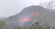 Magma z Wulkanu Kilauea spływa do Oceanu