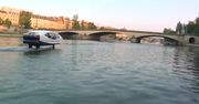 W Paryżu odbyły się testy wodolotu „Seabubbles”. Elektryczne taksówki pojawią się na Sekwanie?