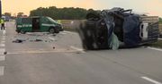 Wypadek z udziałem pojazdu Żandarmerii Wojskowej. Ranne zostały trzy osoby