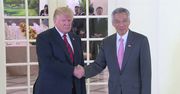 D. Trump zjadł obiad z premierem Singapuru. Ostatnie godziny przed szczytem z Kim Dzong Unem