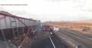 Tragiczny wypadek w stanie Nevada. W wyniku zderzenia rozpędzonej ciężarówki z czterema autami zmarły dwie osoby