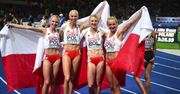 Zawodniczka AZS Poznań ze złotym medalem podczas lekkoatletycznych Mistrzostw Europy