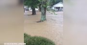 Ulewy dotarły do Tennessee. Ulice zamieniły się w rwące potoki