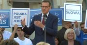 Premier na wiecu w Wieliczce: Politykę wstydu zamieniliśmy na politykę godności