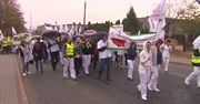 Protest pracowników szpitala w Rybniku
