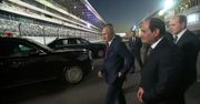 Mknął niczym Lewis Hamilton. Prezydent Władimir Putin przewiózł prezydenta Egiptu po torze Formuły 1 w Soczi