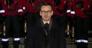 M. Morawiecki podczas uroczystości upamiętniających pacyfikację kopalni “Wujek”