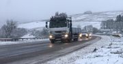 Opady śniegu w Irlandii Północnej. Utrudnienia na drogach