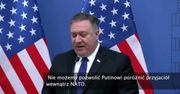 Sekretarz stanu USA: Nie możemy pozwolić Putinowi poróżnić przyjaciół w NATO. Rosja nie jest przyjacielem wolności