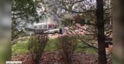 Awionetka uderzyła w dom w USA. Pilot zginął na miejscu, z budynku uratowano dwa psy