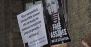 Demonstracja sympatyków J. Assange’a w Londynie. Domagali się wypuszczenia na wolność założyciela WikiLeaks