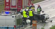 Dwie osoby zginęły w wypadku na autostradzie A2 przy węźle Poznań-Luboń