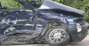 Wypadek pod Wołominem. Pięć osób rannych, dwie zabrał śmigłowiec LPR