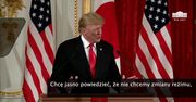 D. Trump zapewnia, że nie chce zmiany władz Iranu