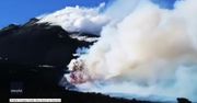 Etna wciąż aktywna. Lawa wydobywa się z dwóch pęknięć w wulkanie