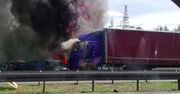 Tragiczny wypadek na A6. W samochodach spłonęło 6 osób