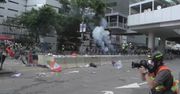 Policja użyła gumowych kul przeciw protestującym w Hongkongu