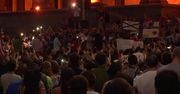 „Rosja okupuje 1/5 mojego kraju”. Trzecia noc protestów przed parlamentem Gruzji