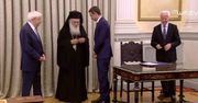 Ceremonia zaprzysiężenia nowego premiera Grecji K. Mitsotakisa