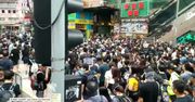 Mieszkańcy Hongkongu znowu wyszli na ulicę. Zablokowali drogę