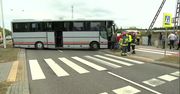 Dwie osoby ranne po zderzeniu autobusu z samochodem osobowym we Włocławku