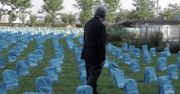 Cmentarz szkolnych plecaków w Nowym Jorku. UNICEF chce zwrócić uwagę na dzieci ginące w konfliktach zbrojnych